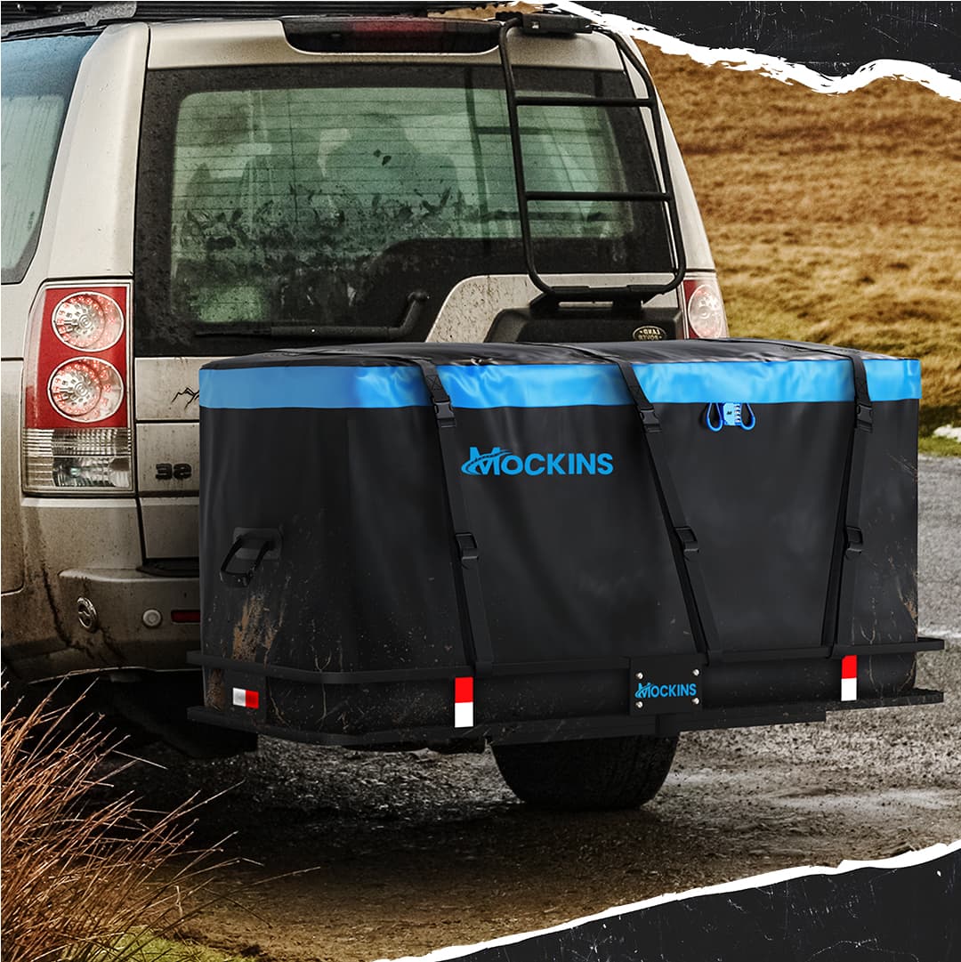 60"x24"x6" Hitch Carrier & 25 Cu Ft Cargo Bag