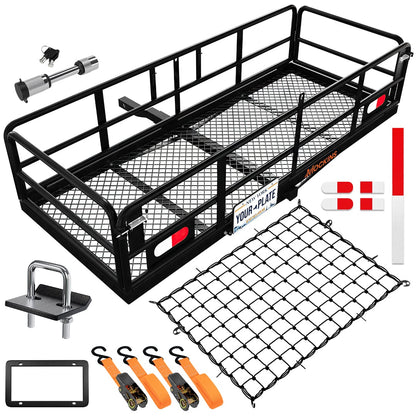 60"x24"x14" High Rail Hitch Carrier