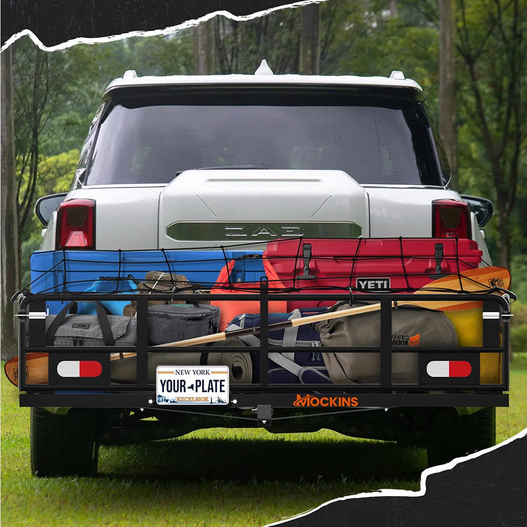 60"x24"x14" High Rail Hitch Carrier