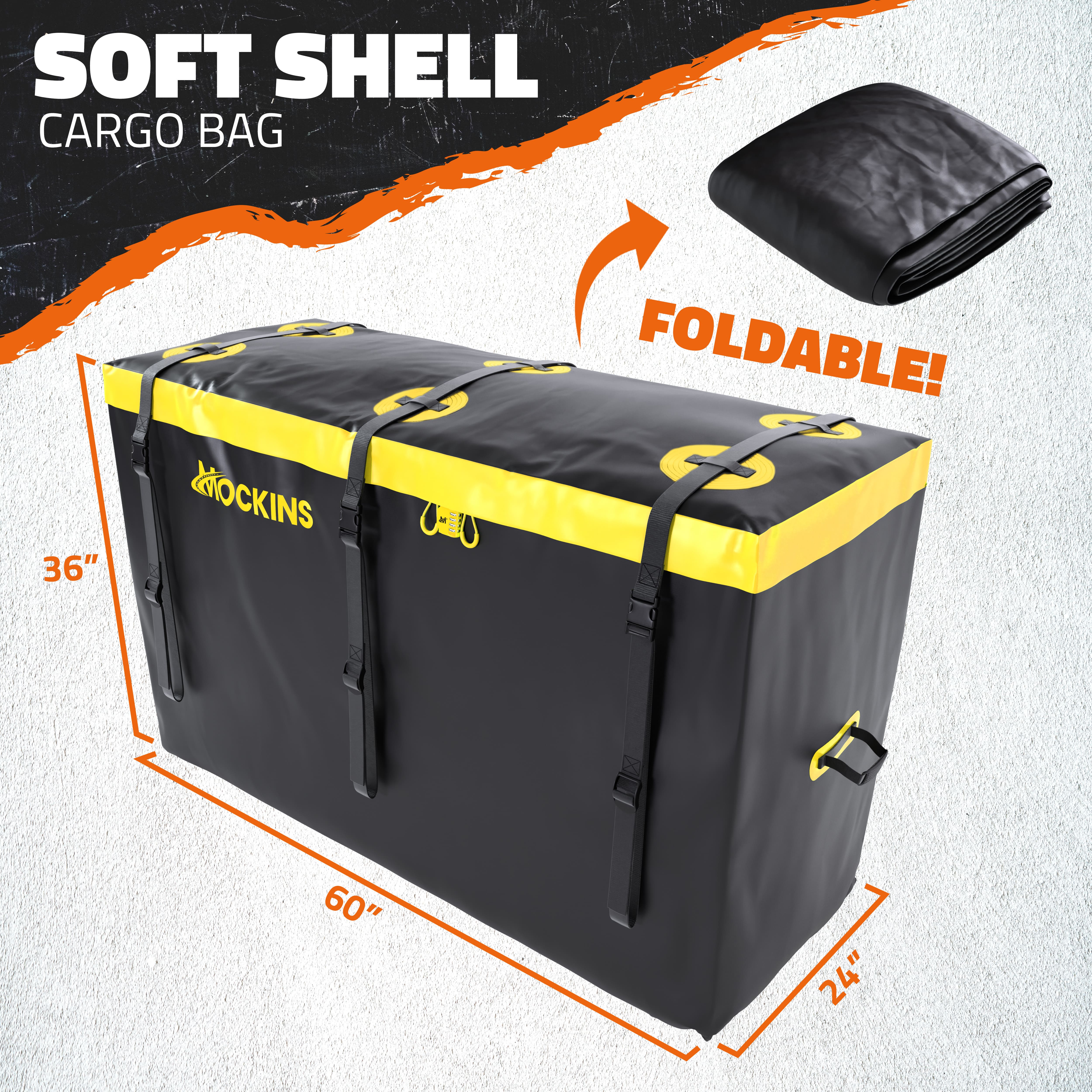 30 Cu Ft Cargo Bag 60 x24 x36 Mockins