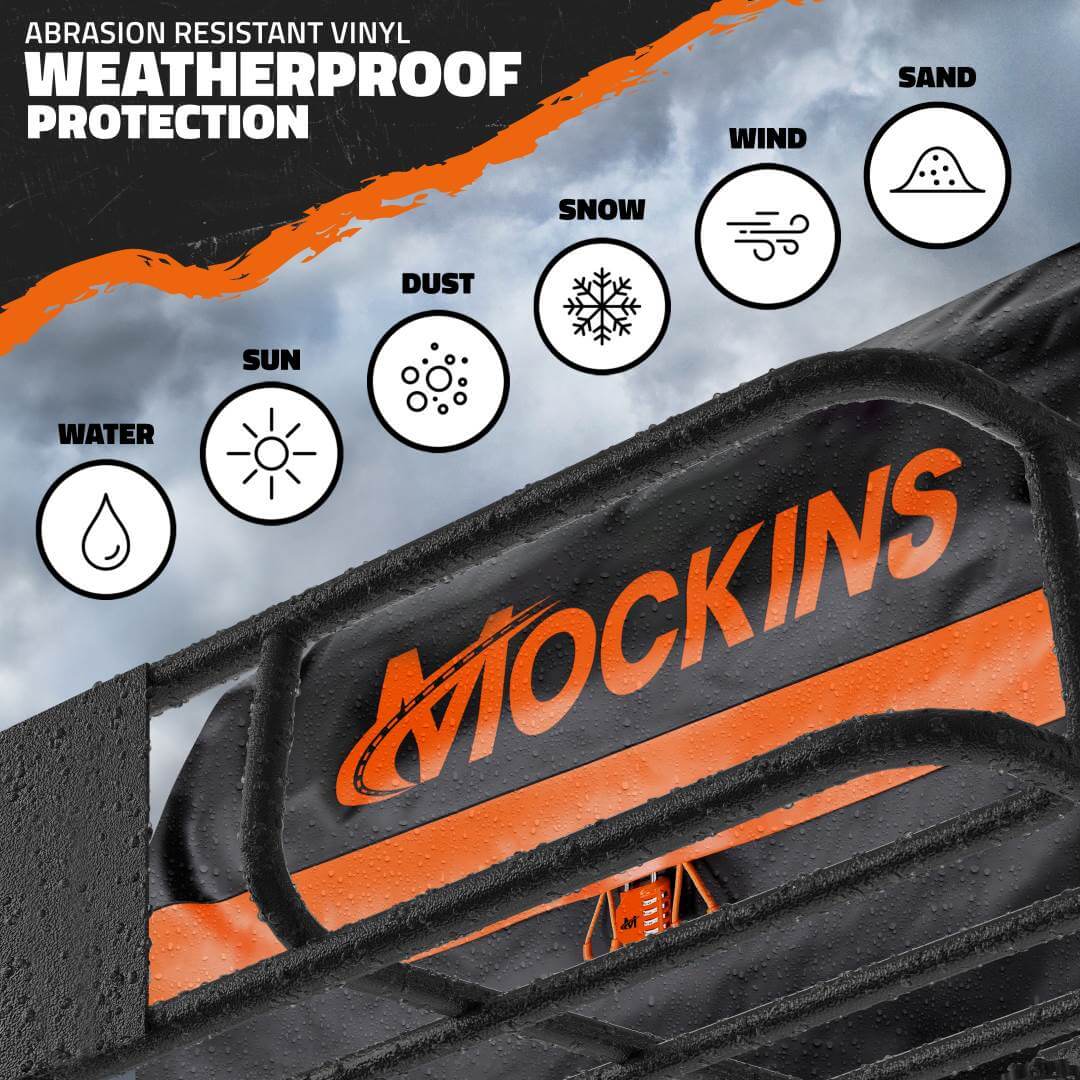 Rooftop Cargo Bag Set - 30 Cubic Ft. | Protective Mat | Buckle Straps | Ratchet Straps