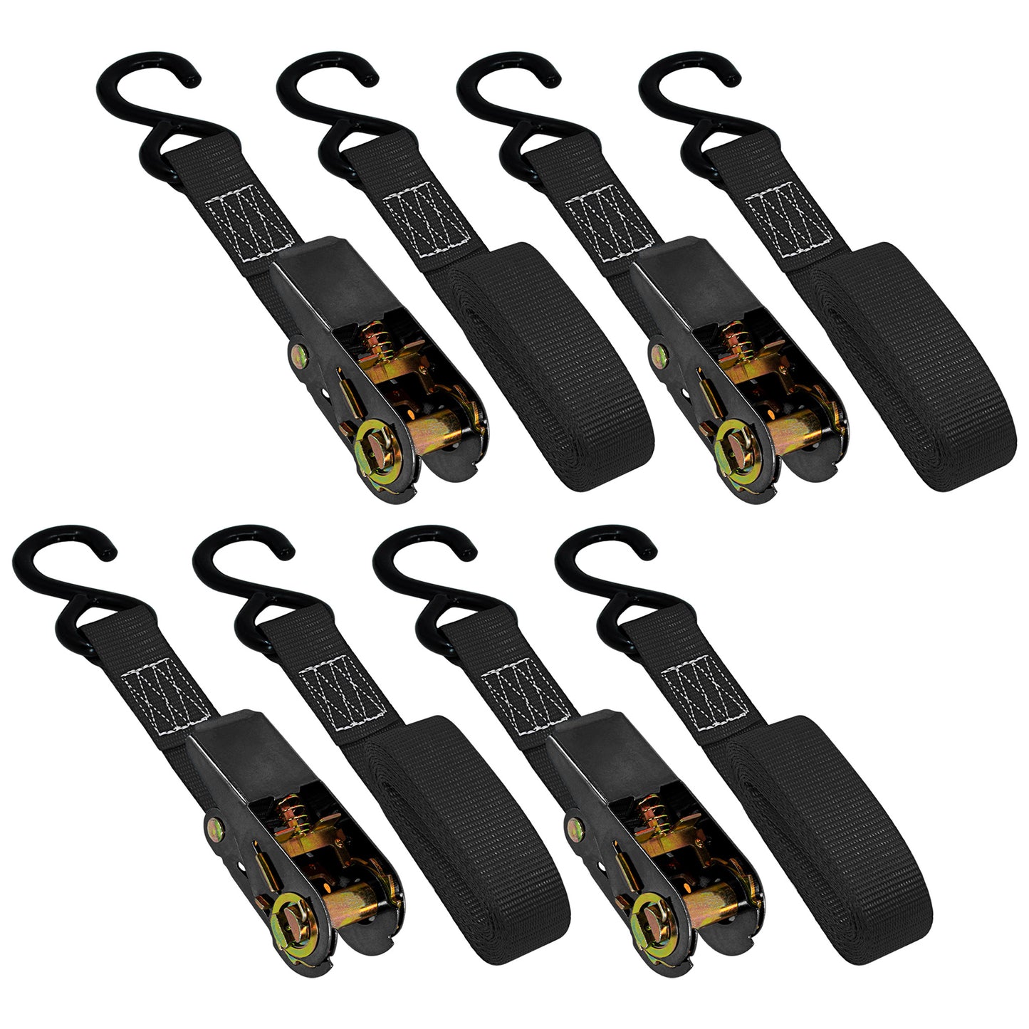 Ratchet Straps - 4 Pack
