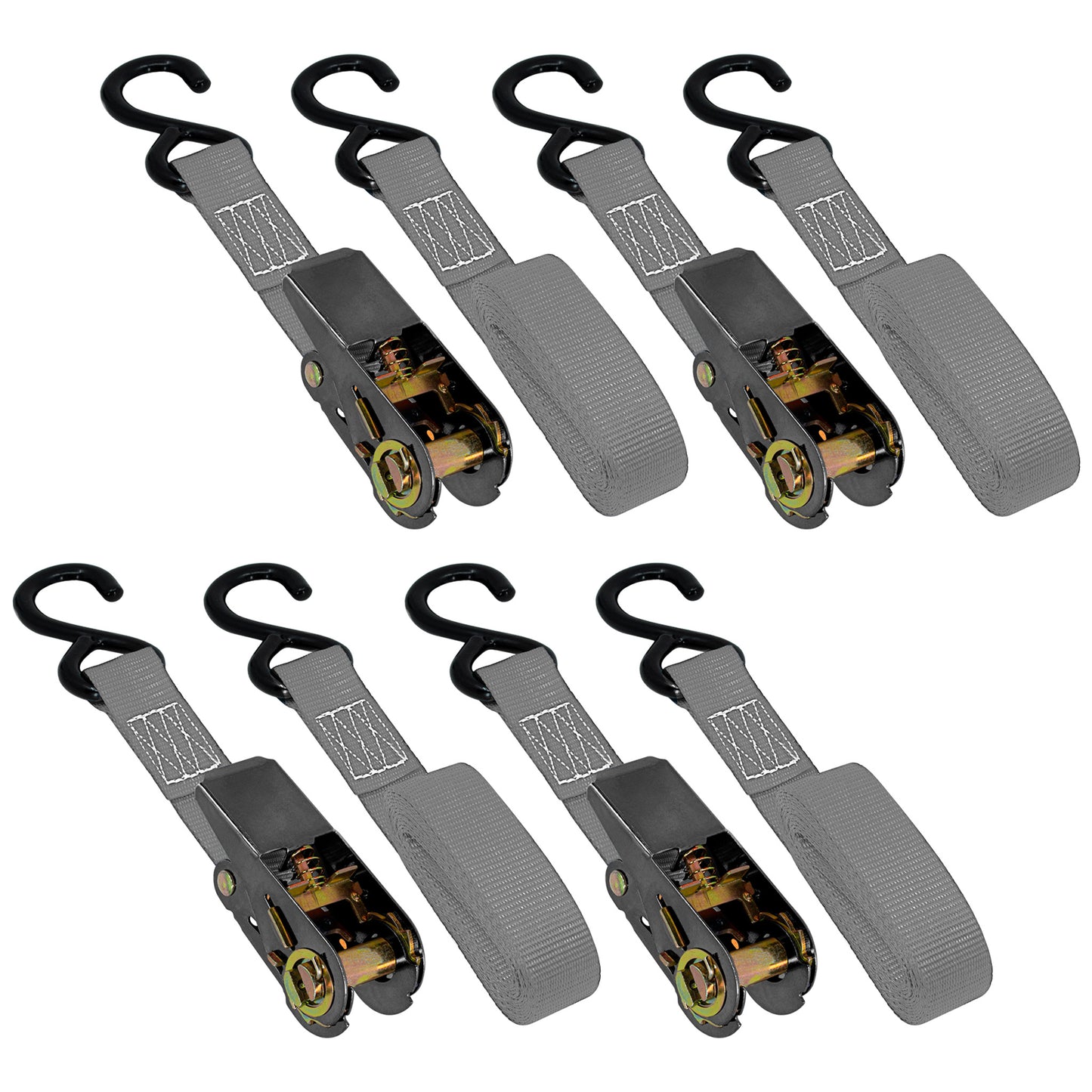 Ratchet Straps - 4 Pack