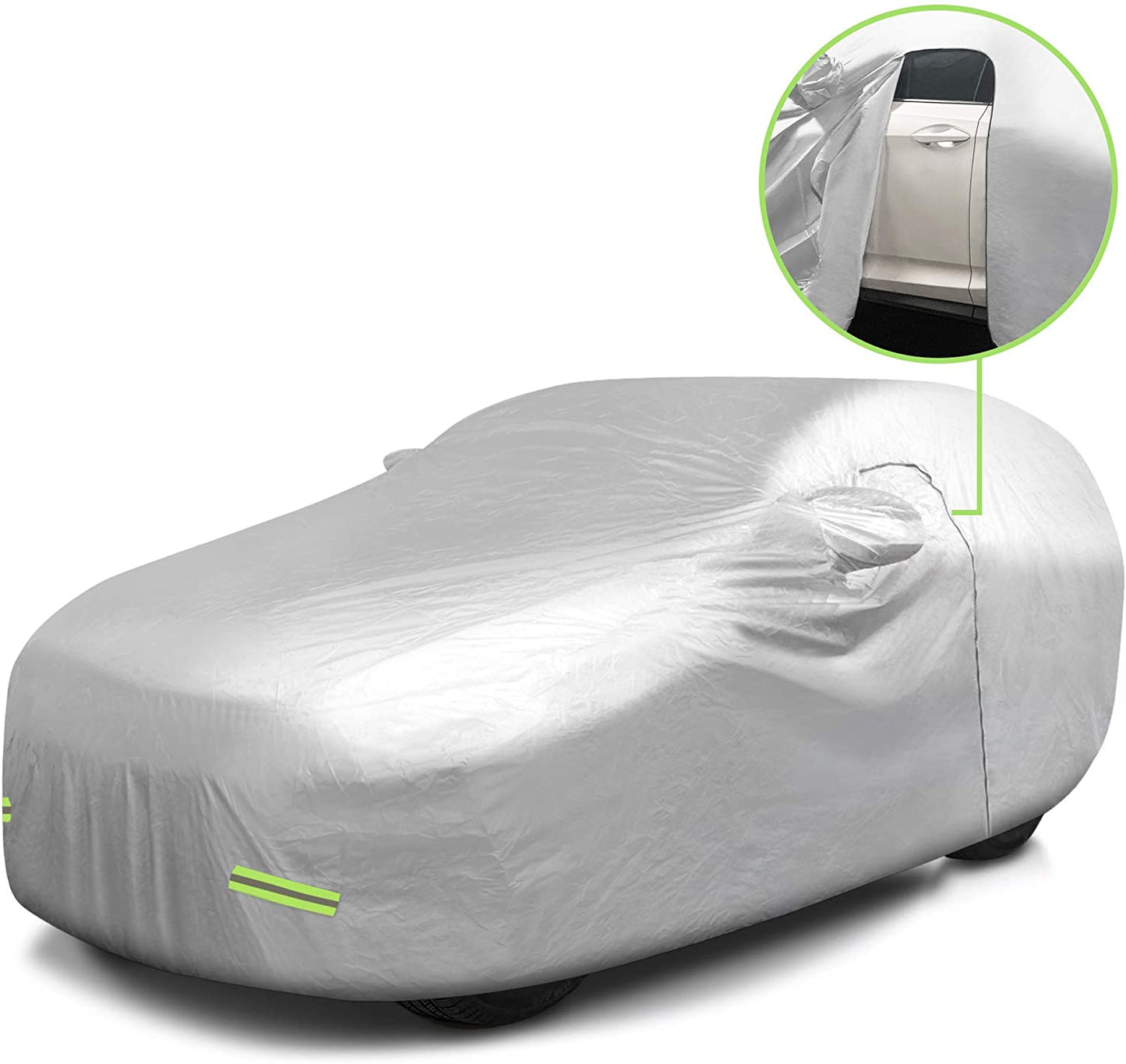 Mockins Waterproof Car Cover With Zipper Door