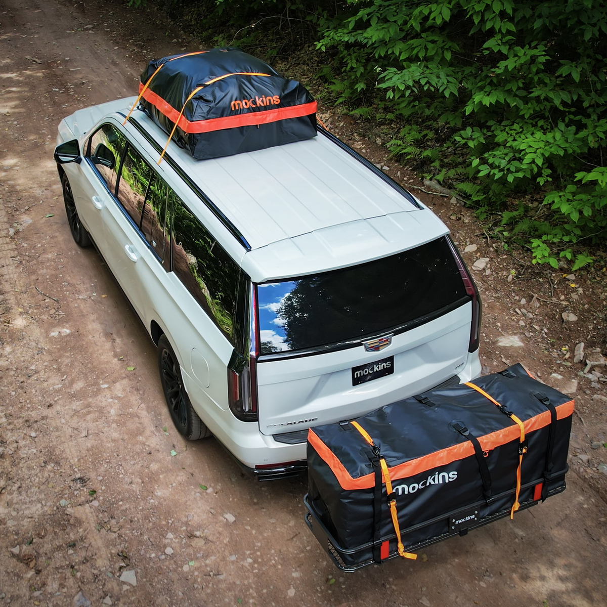 64 in. x 39 in. x 6 in. Expandable Rooftop Cargo Carrier with 20 Cu.Ft. Waterproof Cargo Bag, Net, and Straps