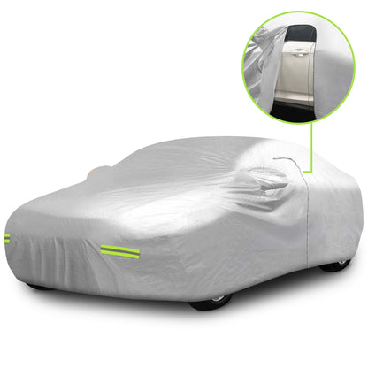 Mockins Waterproof Car Cover With Zipper Door